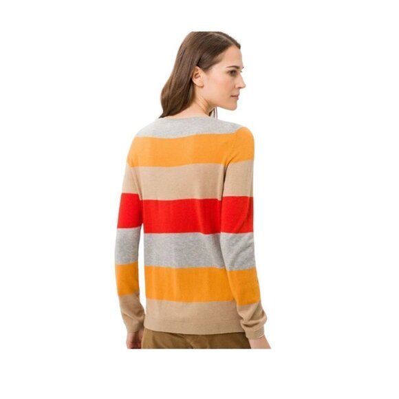 CASHMERE BLEND BRAX STRIPES SWEATER - Picture 3 of 12